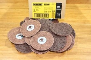 (25) 3” Dewalt by 3M Button Type Quick Change Surface Conditioning Disc Coarse - Picture 1 of 1