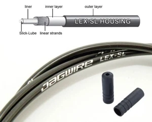 Carcasa y férulas Jagwire Pro-Series LEX-SL / cuentagotas, desviador, palanca de cambios - Imagen 1 de 3