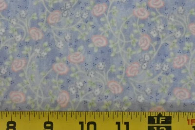 By 1/2 Yd, Pink Calico on Lavender, Moda, Gervais,  "Whispers in the Wind", V409 - Image 1 of 4