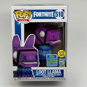 Funko Pop LOOT LLAMA GLOW IN DARK SDCC Convention Exclusive FORTNITE 510 NEW - Picture 1 of 7