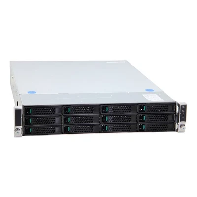 Intel R2312GZ4GC4 2x LGA2011 0GB DDR3 12x 3,5" LFF CTO Server + Rack Rails NEW - Bild 1 von 4