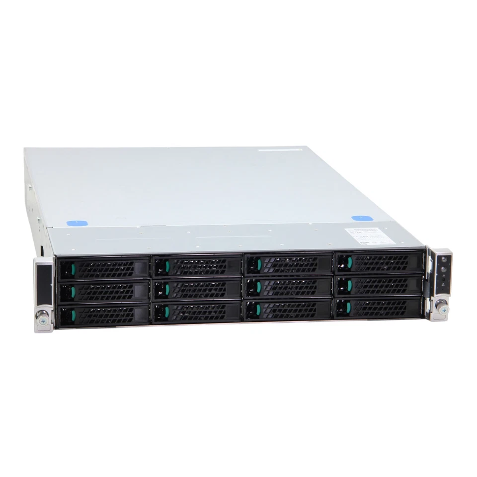 Intel R2312GZ4GC4 2x LGA2011 0GB DDR3 12x 3.5" LFF CTO Server + Rack Rails NEW - Image 1 of 4