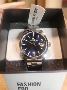 Daniel Klein Premium Men Dark Blue Watch - Picture 1 of 5