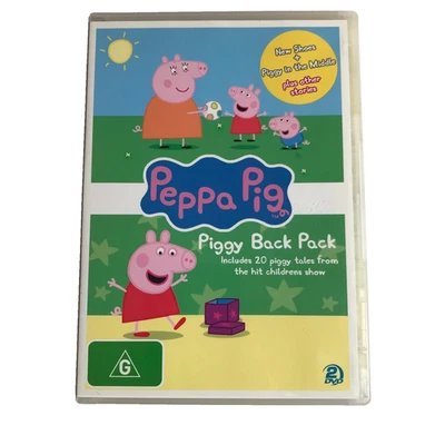 Peppa Pig ( Piggy Back Pack ) 2 Disc DVD 2003 - image 1 of 4
