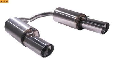 Silenciador FOX V2A Mini Clubman Cooper S R55 a partir del año 07 1,6 l dúplex 100 mm - Imagen 1 de 4