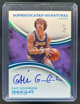 2024-25 Immaculate Gail Goodrich Sophisticated Signatures Platinum Auto #1/1 - Image 1 of 2