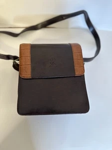 Bellerose Brown and Black Handbag with Built In Organization - Picture 1 of 11