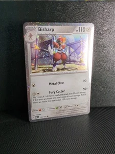 Juego de cartas coleccionables Pokémon Bisharp 149/197 (Cosmos Holo) Swirl 🌀 Obsidian Flames casi como nuevo - Imagen 1 de 2