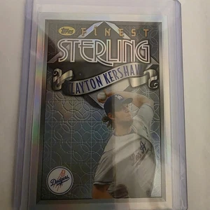 2014 Topps Finest - 1996 Topps Sterling Design Clayton Kershaw #TS-CK rifrattore - Foto 1 di 1