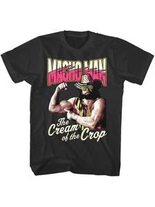 Macho Man “Cream of the Crop” T-Shirt – Retro Wrestling Graphic Tee - Picture 1 of 5