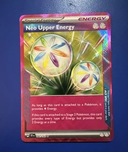 Neo Upper Energy #162/162 Pokemon SV05: Temporal Forces ACE SPEC Rare Holo NM - Picture 1 of 3