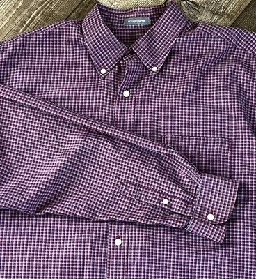 Lyle And Scott Scotland Plaid Button Down Shirt Mens XL 100% Cotton - Image 1 of 4