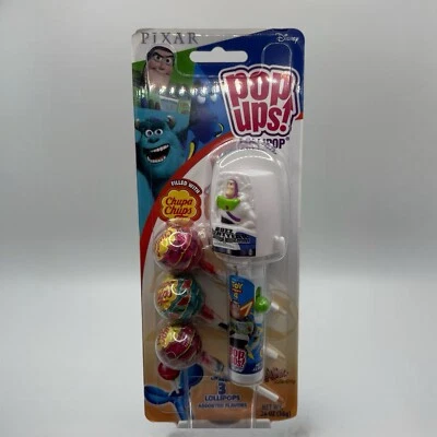 Pixar Pop Ups! Toy Story 4 Buzz Lightyear Lollipop Dispenser Chupa Chups NEW - Image 1 of 3