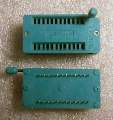 ZIF - Zero Insertion Force Sockets - TexTool - Aries - Yamaichi - AMP - NEU - Bild 1 von 3