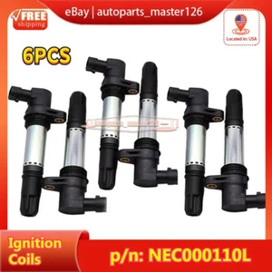 Juego de 6 bobinas de encendido NEC000110L para Land Rover Freelander 2,5 L V6 2003-2005 - Imagen 1 de 7