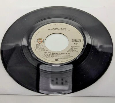 Rod Stewart " Da Ya Think I'm Sexy?" 1978 Warner Bros. WBS 8724 7" 45 - Image 1 of 4