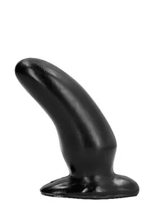 Plug anale grande dilatatore indossabile dildo liscio butt maxi morbido big nero - Foto 1 di 2