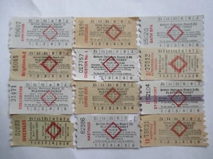 12 X BRB Various Red Diamond AA Platform Tickets Used #1 - Picture 1 of 2