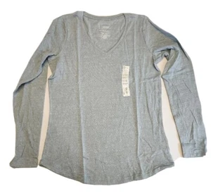 Womens Sonoma The Everyday Tee v-neck tee-Long Sleeve- Size Small-Falls Spray - Picture 1 of 10