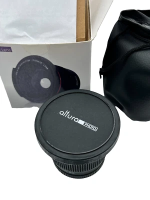 52MM Altura Photo HD Fisheye lens0.35x Nikon mount w/Macro Portion New Open box - Image 1 of 4
