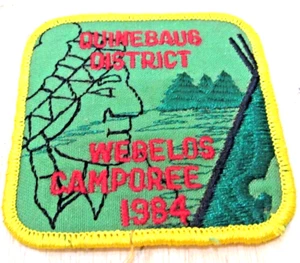 Vintage Boy Scouts of America Webelos Patch BSA  Quinebaug  Camporee  - Picture 1 of 4