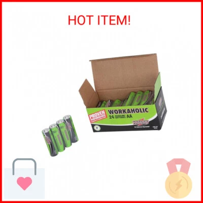 Interstate Batteries AA Alkaline Battery (24 Pack) All-Purpose 1.5V High Perform - Image 1 of 2