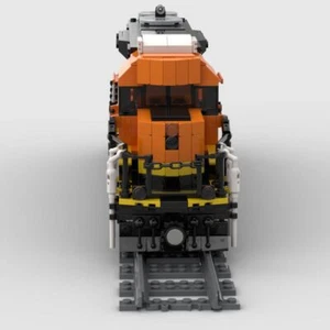 SD28P Locomotive Train with Power Functions Motor Set 1233 Bricks MOC-66357 - Picture 1 of 8
