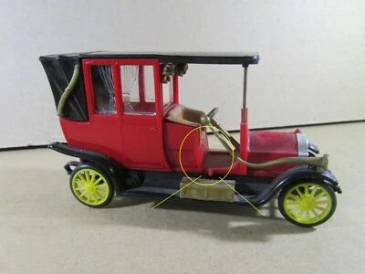 281S Politoys Aps Plastica 105 Italia Isotta Fraschini 20/30 HP 1909 Rosso 1: - Immagine 1 di 4