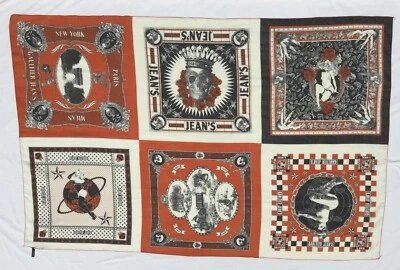 Gautier Jeans 1990s tattoo print sarong/parea - Image 1 of 4