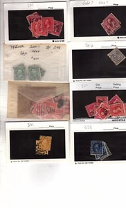 US stamps Washington and Franklin collection  cv 663 duplicates see below (mb22 - Picture 1 of 4