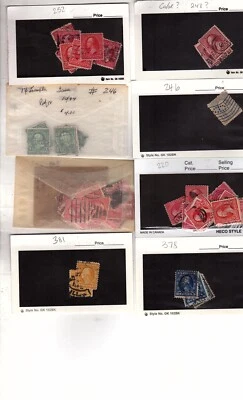 US stamps Washington and Franklin collection  cv 663 duplicates see below (mb22 - Image 1 of 4