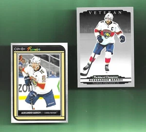 BOTH! ALEKSANDER BARKOV-FLORIDA! 22-23 OPC PREMIER/Parkhurst SILVER VETERAN - Picture 1 of 2