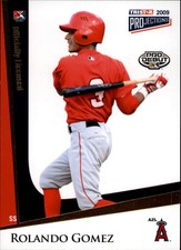 2009 TRISTAR PROjections Yellow #252 Rolando Gomez /25