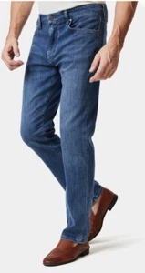 34 HERITAGE Charisma CLASSIC FIT Comfort Rise 5-POCKET Men's DENIM Jeans 35x36 - Picture 1 of 6