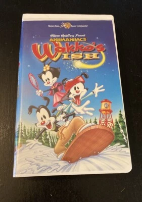 Animaniacs - Wakkos Wish Clamshell VHS - Warner Bros. Steven Spielberg - Image 1 of 4