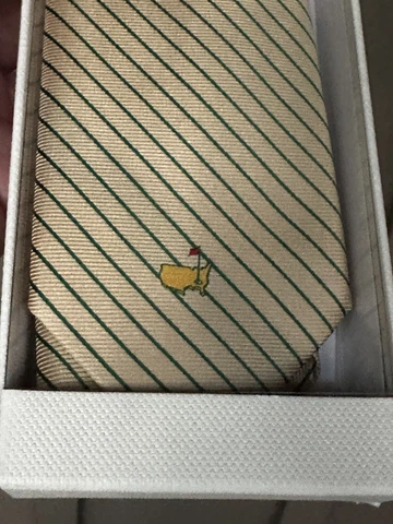 2023 Masters FINE ITALIAN SILK NECK TIE from Augusta National Golf Club NEW Cover