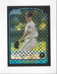 2003 Bowman Chrome Baseball X-Fractor Singles - You Choose