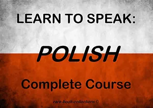 LEARN TO SPEAK POLISH - LANGUAGE COURSE - BOOK & 3 HRS AUDIO MP3 ALL ON DVD - Picture 1 of 1