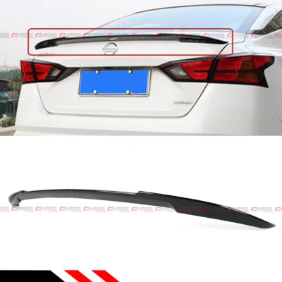 ALERÓN TAPA MALETERO NEGRO BRILLANTE PINTADO ESTILO V NISSAN ALTIMA JDM 2019-2025 Foto 1 de 4
