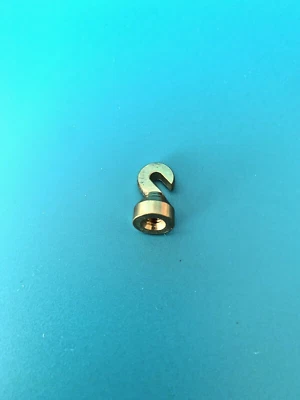 Piezas de reloj de abuelo. Gancho de carcasa de peso. Rosca de 4 mm. Foto 1 de 4