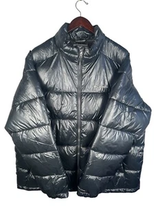 COLUMBIA Pike Lake Puffer Winter Mens Jacket/Coat Black Shine - Size 2XL XXL - Picture 1 of 6