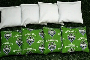 Cornhole Sitzsäcke 8er Set ACA Regulation Bags SEATTLE SOUNDERS FUSSBALL - Bild 1 von 1