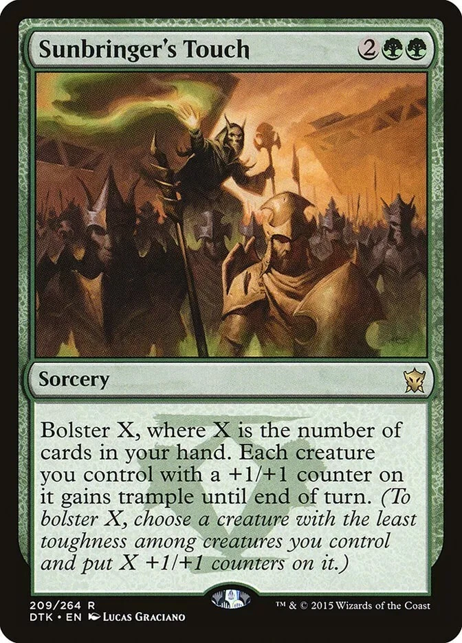 2XMTG - DTK - Sunbringer's Touch Near Mint Foil #209 - Image 1 of 1