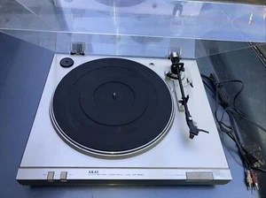 Vintage Akai ap-B110 belt drive auto return Turntable works- Ordered A BELT - Picture 1 of 13