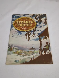Vintage Treasure Chest of Stephen Foster Songs Sheet Music Book Illustrated 1940 - Picture 1 of 8
