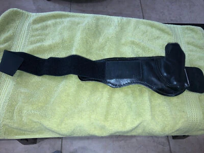 Desantis #72 Black Leather Ankle Holster RIGHT Rig For JETFIRE/SMALL Pistol #Q5 - Image 1 of 4