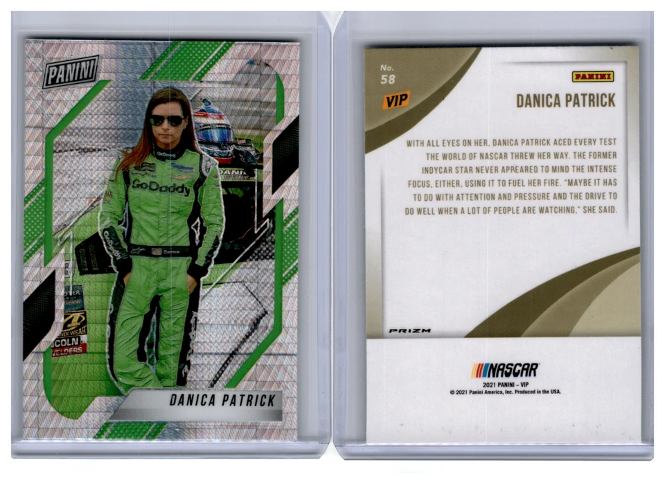2022 Panini National 2021 VIP Gold Pack Prizm Danica Patrick Hyper Parallel - Image 1 of 1