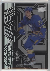 2022-23 SPx UD Black Obsidian Rookies /499 Owen Power #OR-1 Rookie RC
