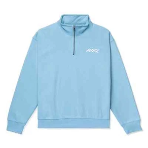 Nike SB 1/2 Zip Fleece Skate Pullover Mens Blue Ocean Bliss DX4248 442 - SIZE L - Picture 1 of 10