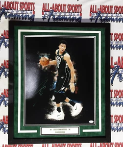 Giannis Antetokounmpo Authentic Signed Framed 16x20 Photo Autographed JSA- - Picture 1 of 5